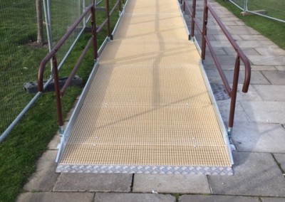 Huge Canterbury University Temporary Ramp